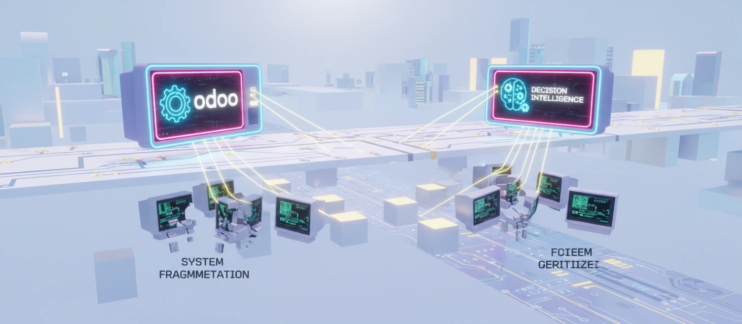 Bridging the IT Visibility Gap: How Odoo and AI Solve System Fragmentation